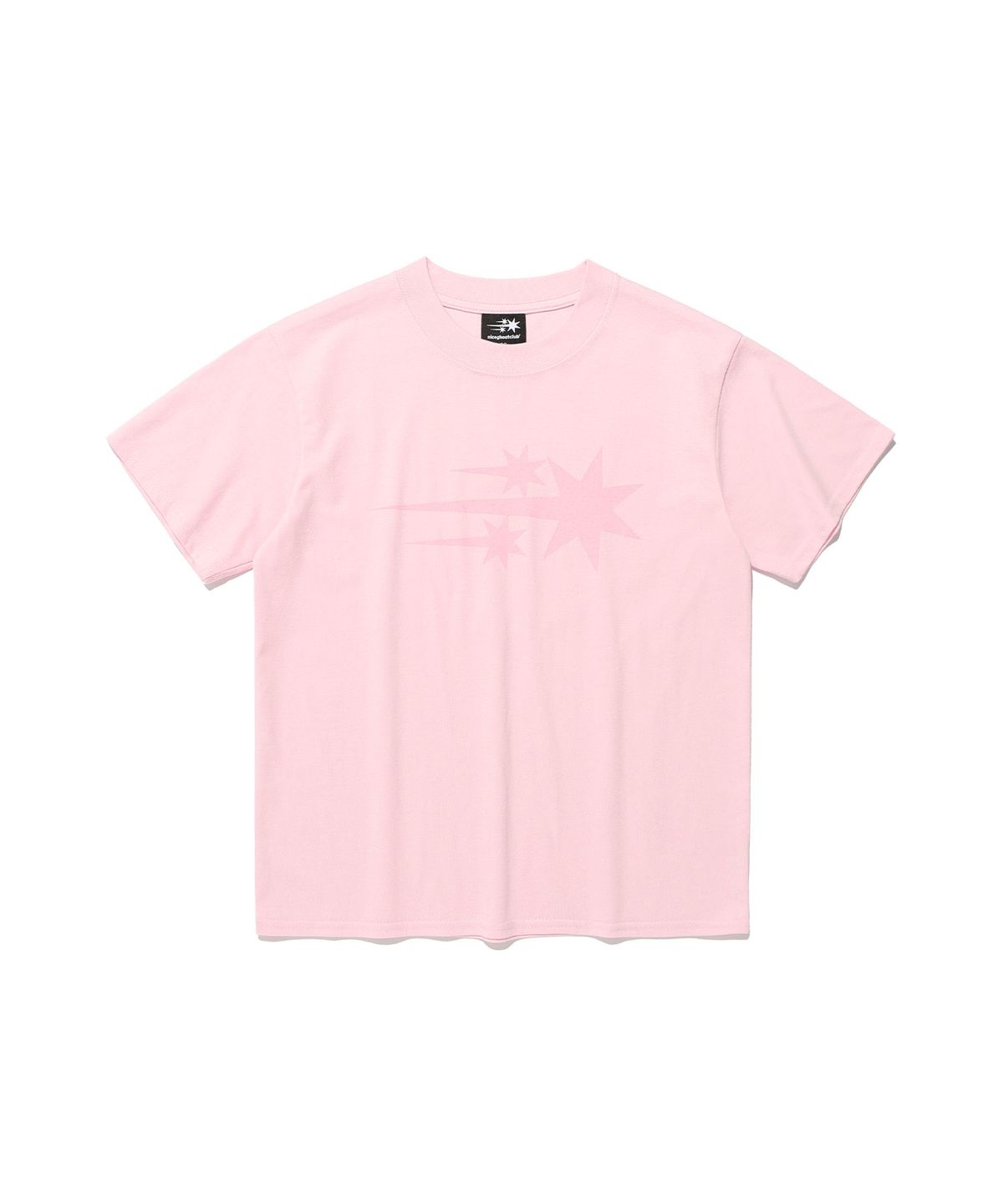 나이스고스트클럽(NICEGHOSTCLUB) 3STARS SYMBOL CROP SLIM TEE_PINK(NG2FMFT538A)