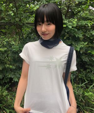 3STARS SYMBOL CROP SLIM TEE_WHITE(NG2FMFT538A)