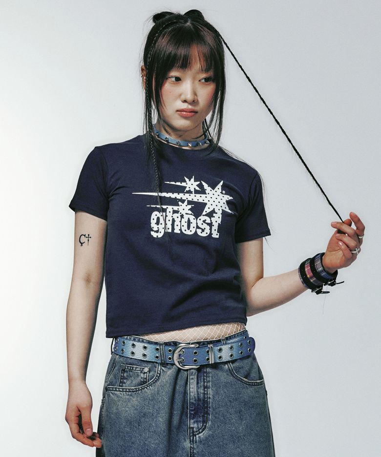 DOT SYMBOL MINI TEE_NAVY(NG2FMFT531A)