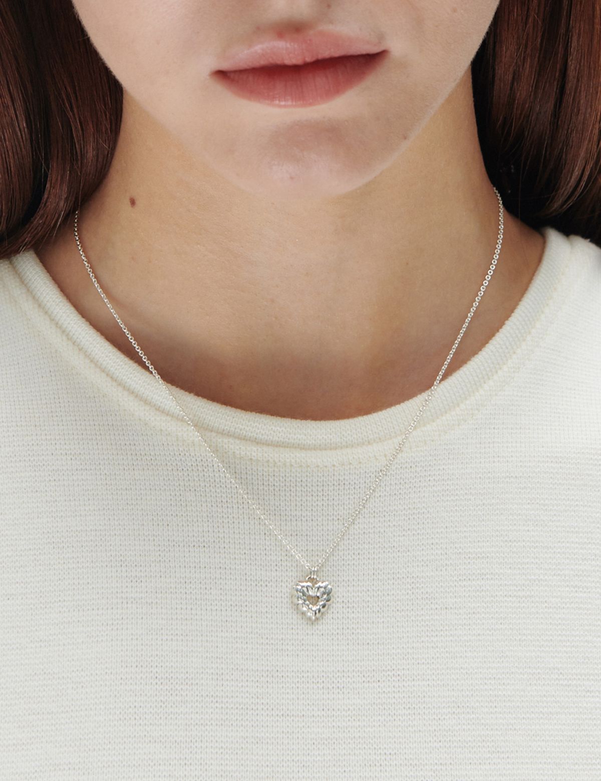 마티아스(MATIAS) Cushion heart Necklace