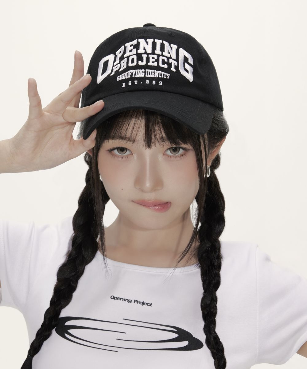 ☆OPENING PROJECT☆ARCH LOGO BALL CAP MUSINSA | OPENING PROJECT Arch Logo Ball Cap - Black