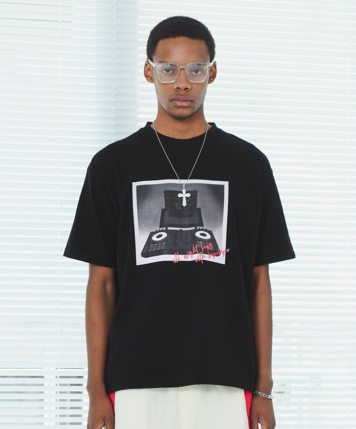 바쥬비쥬(BAJOO BIJOO) DJ MIXER T-SHIRT [BLACK]