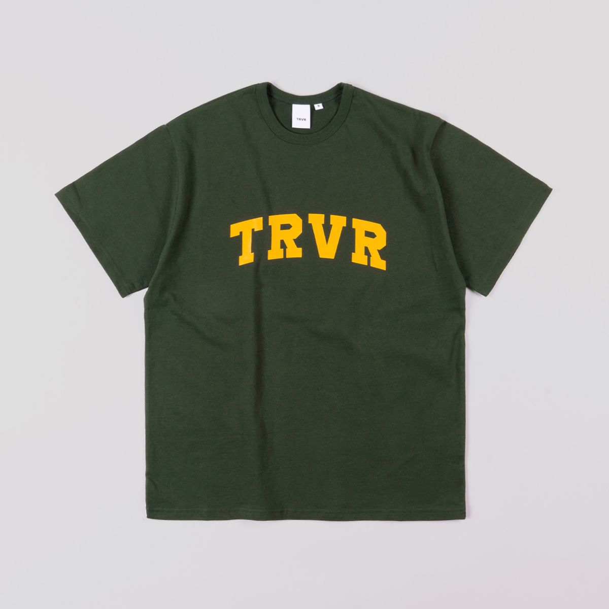 티알브이알(TRVR) Short Sleeve U-Graphic Deep Green/Yellow