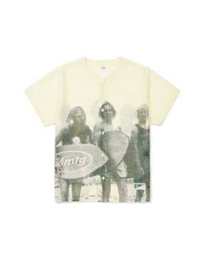 [Mmlg] CREW BUDDY MESH HF SHIRT (IVORY)