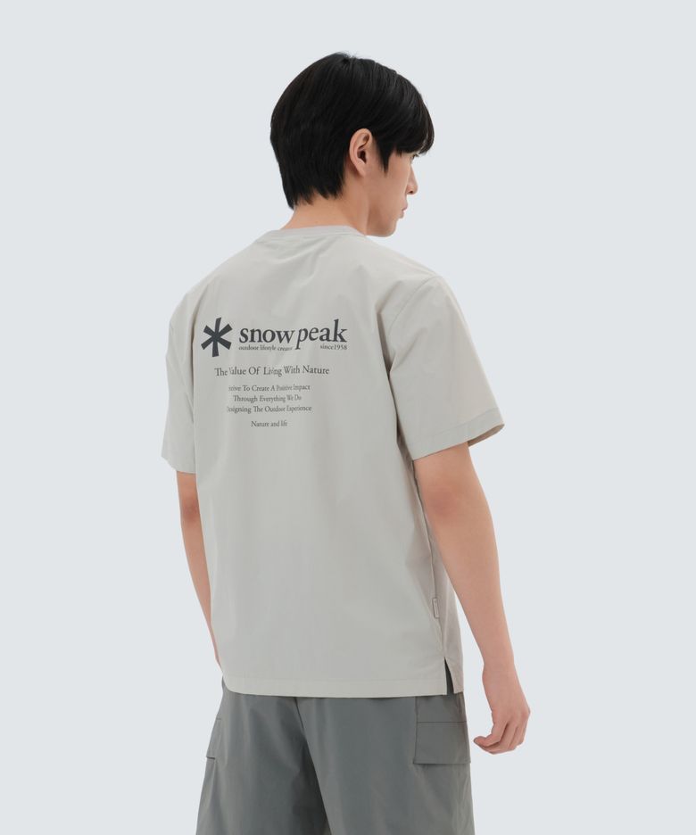 씬테크 베이직 반팔 티셔츠 (S25MUSTS31) Light Beige
