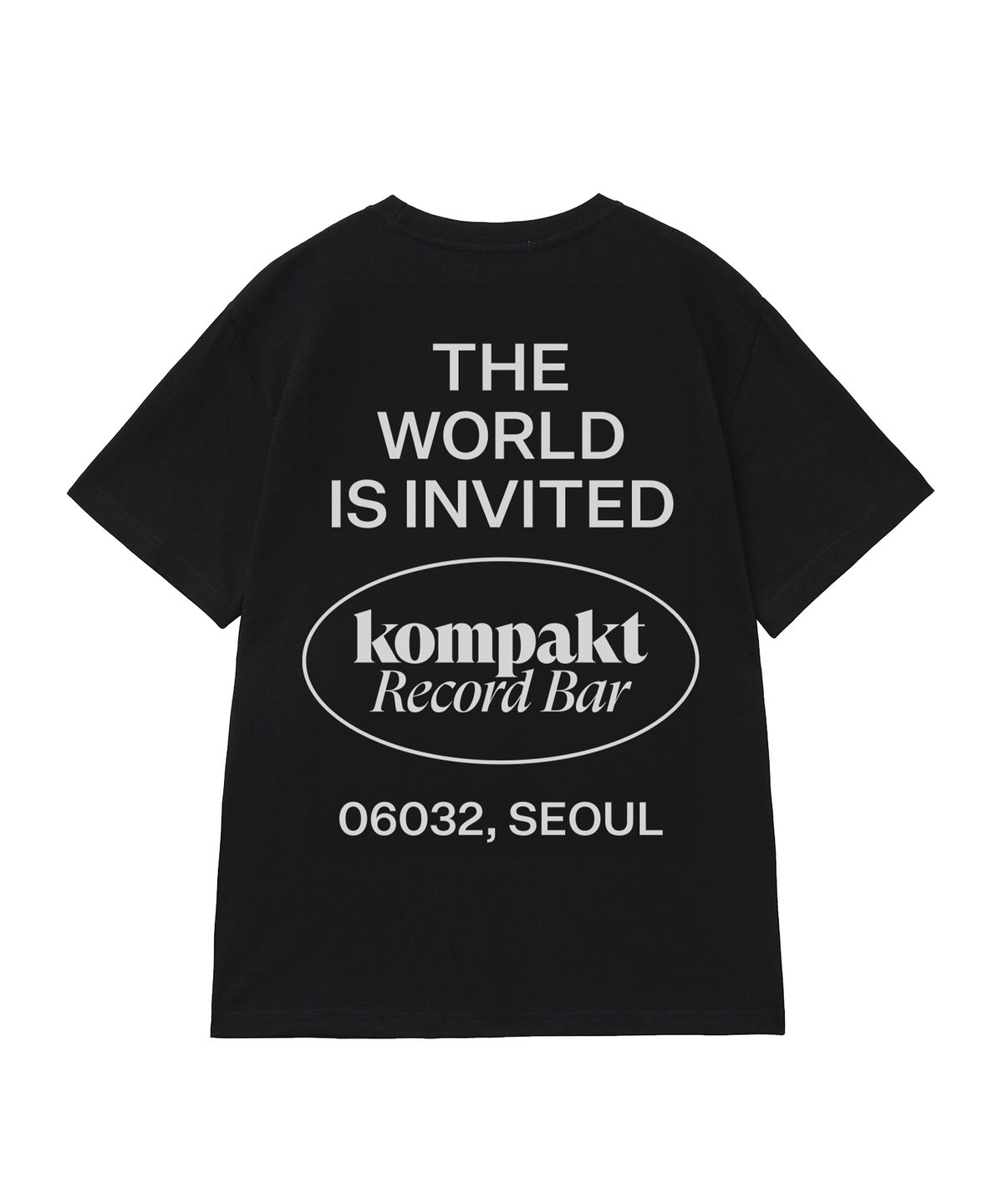 콤팩트 레코드 바(KOMPAKT RECORD BAR) KRB Crest TWII T-shirt - Black