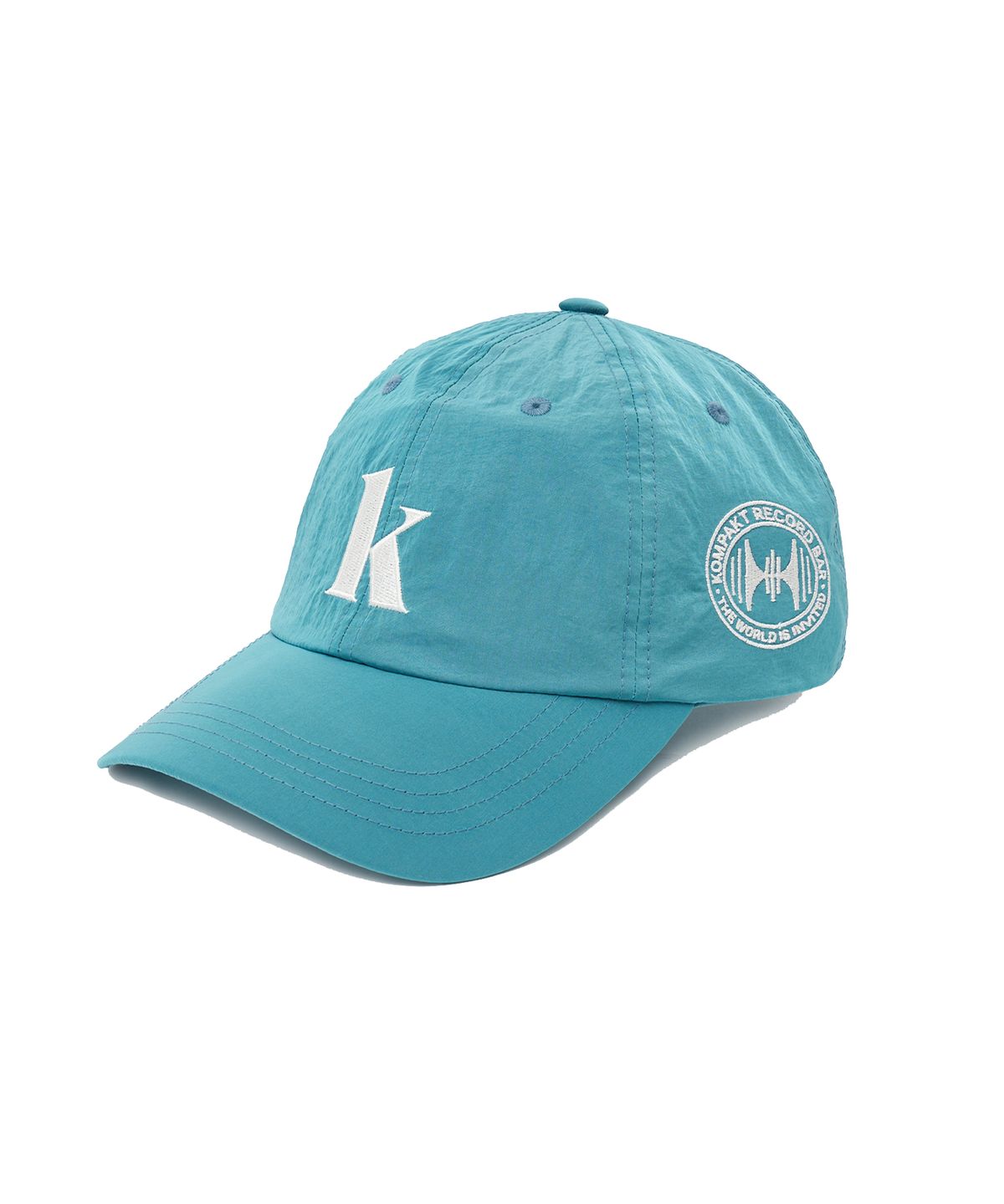 콤팩트 레코드 바(KOMPAKT RECORD BAR) KRB Curved 6panel Nylon Cap - Turquoise