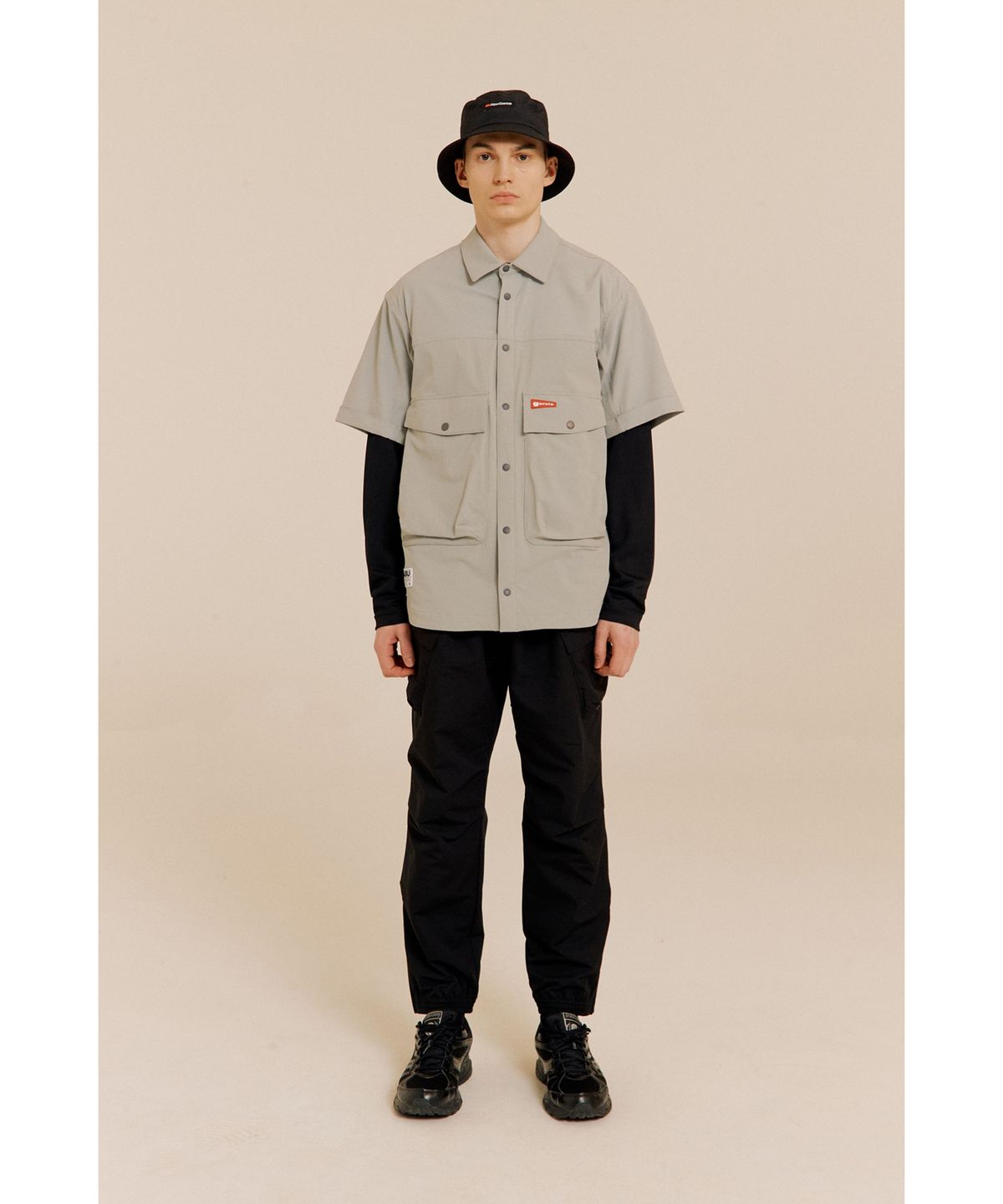 아부가르시아(ABU GARCIA) 반팔 셔켓 LIGHT GREY