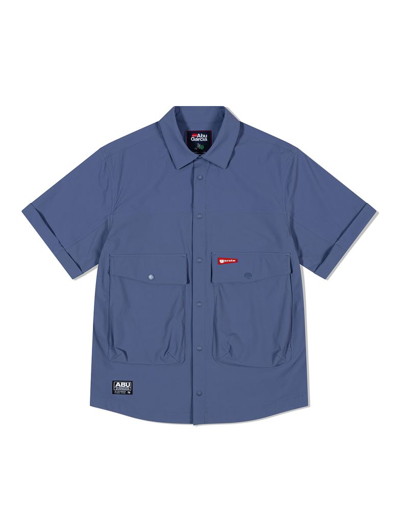 반팔 셔켓 KHAKISH BLUE