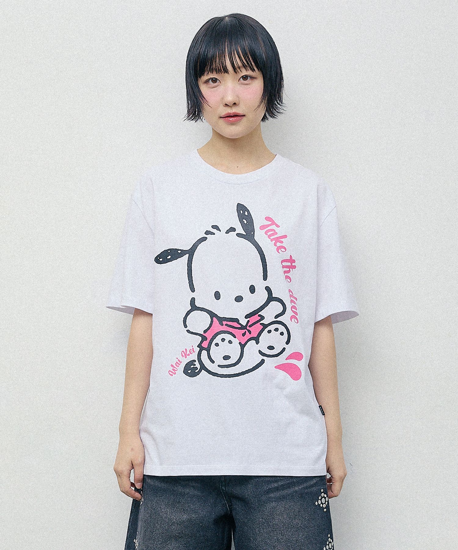 ★WAIKEI★ Jumping Pochaco short sleeve t-shirt white YKBE05 MUSINSA | WAI KEI Jumping Pochaco Short Sleeve T-shirt White