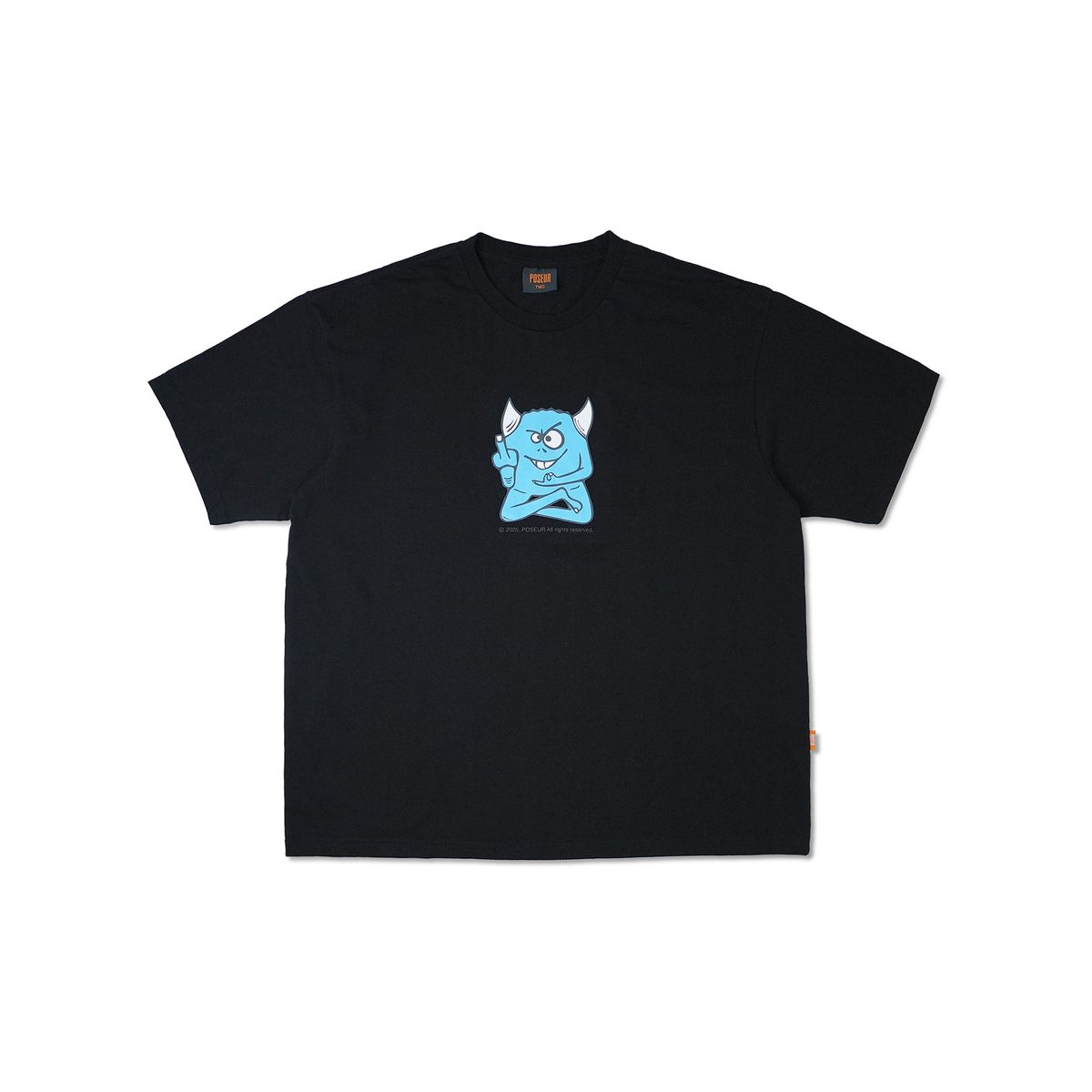 포져(POSR) BUDDHAVIL TEE / BLACK