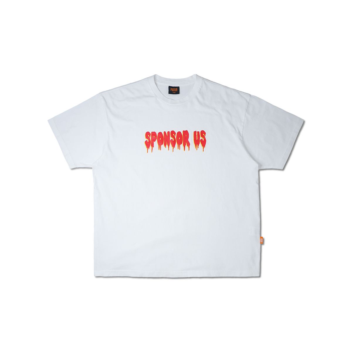 피오에스알(POSR) SPONSOR TEE / WHITE