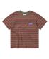 Striped W Tee Khaki