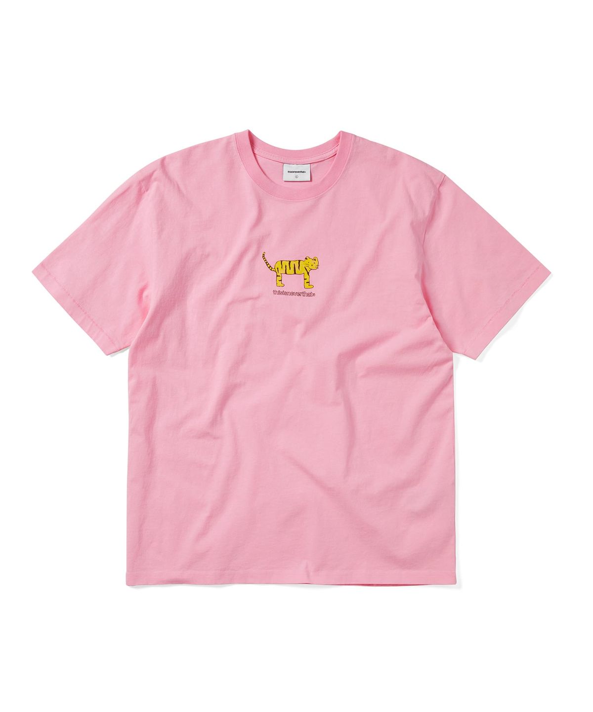 디스이즈네버댓(THISISNEVERTHAT) Yellow Cat Tee Pink