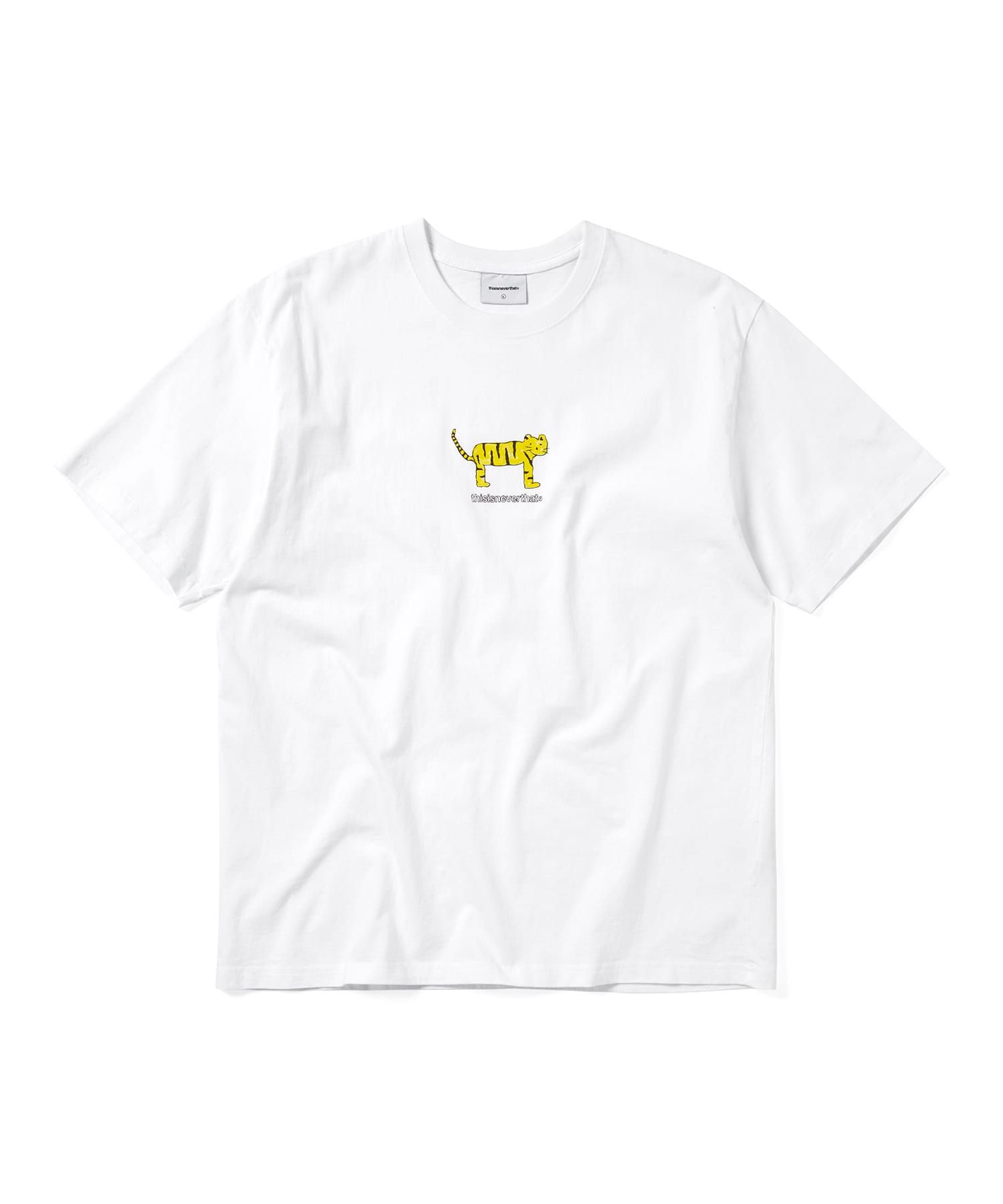 ★thisisneverthat★ Yellow Cat Tee White TN251TTSST31WHT MUSINSA | thisisneverthat® Yellow Cat Tee White