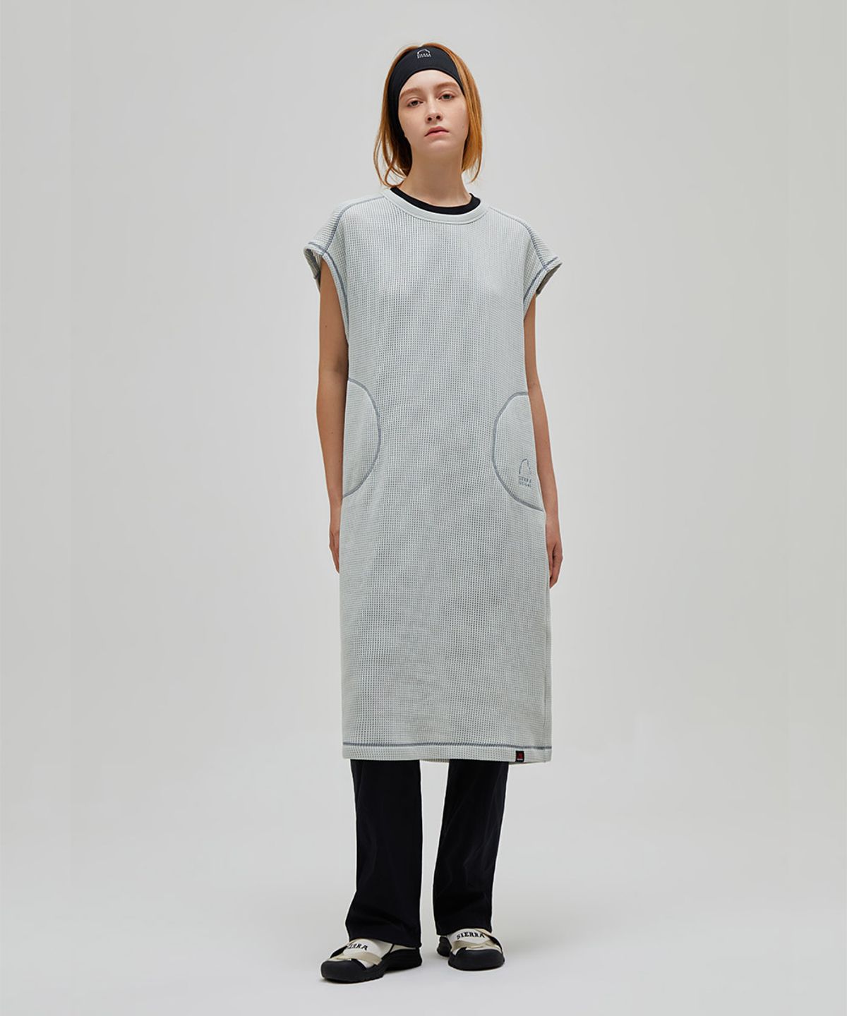 시에라디자인(SIERRA DESIGNS) W) 그라나이트(GRANITE) 폴라텍 파워드라이 메쉬 웜업 원피스 MISTY GREY