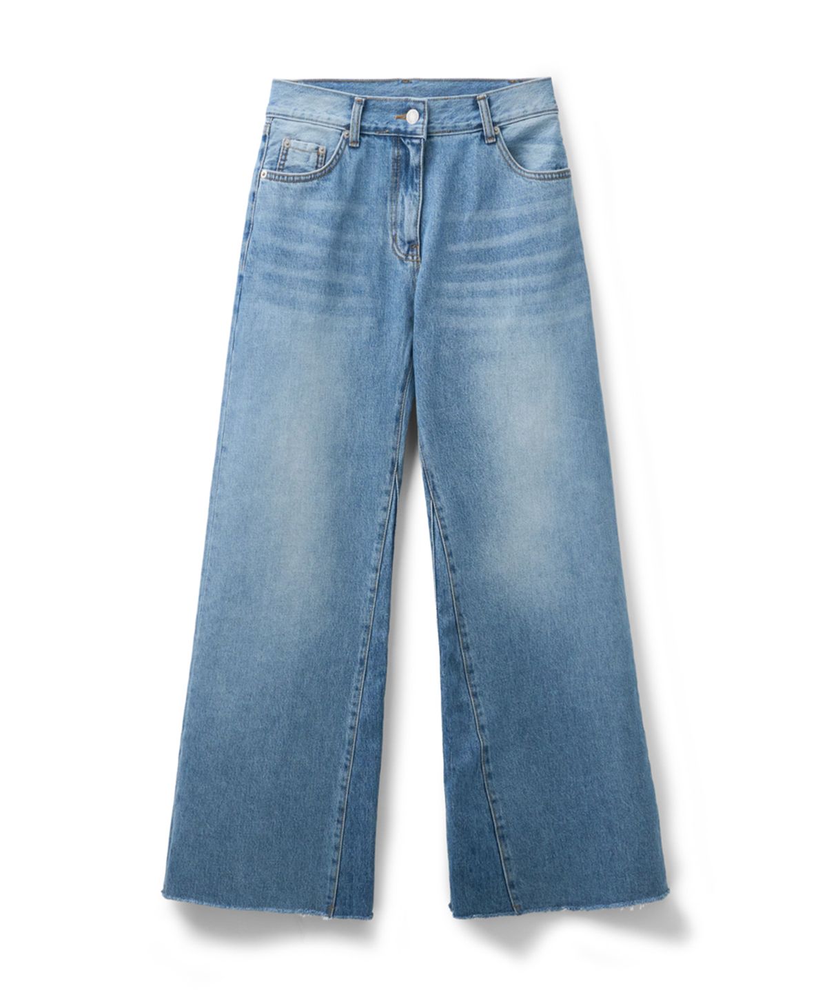에르에르(ERER) Washed Bootcut Denim Pants Sky Blue