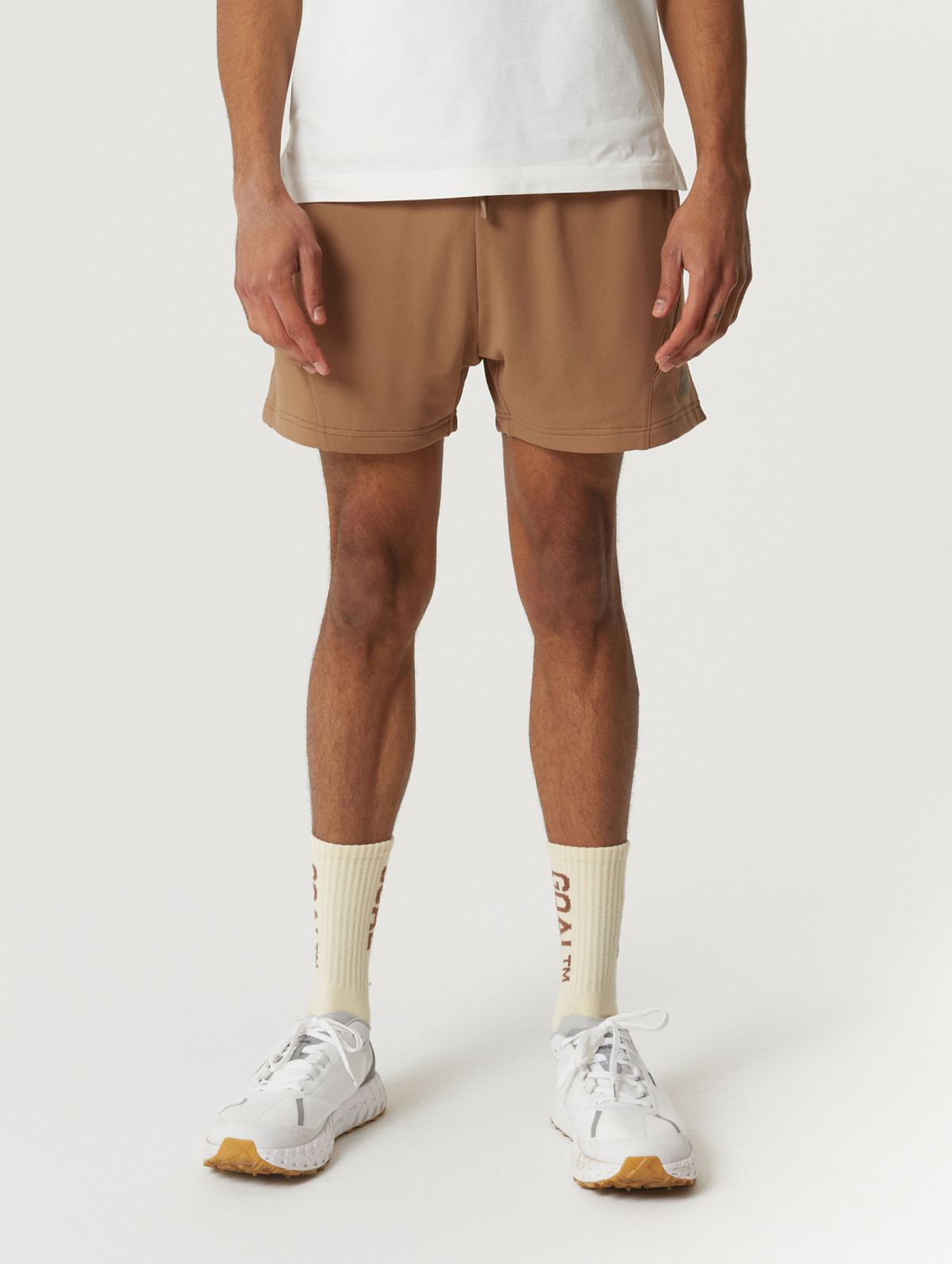 골스튜디오(GOALSTUDIO) MS KNIT SHORTS-BROWN