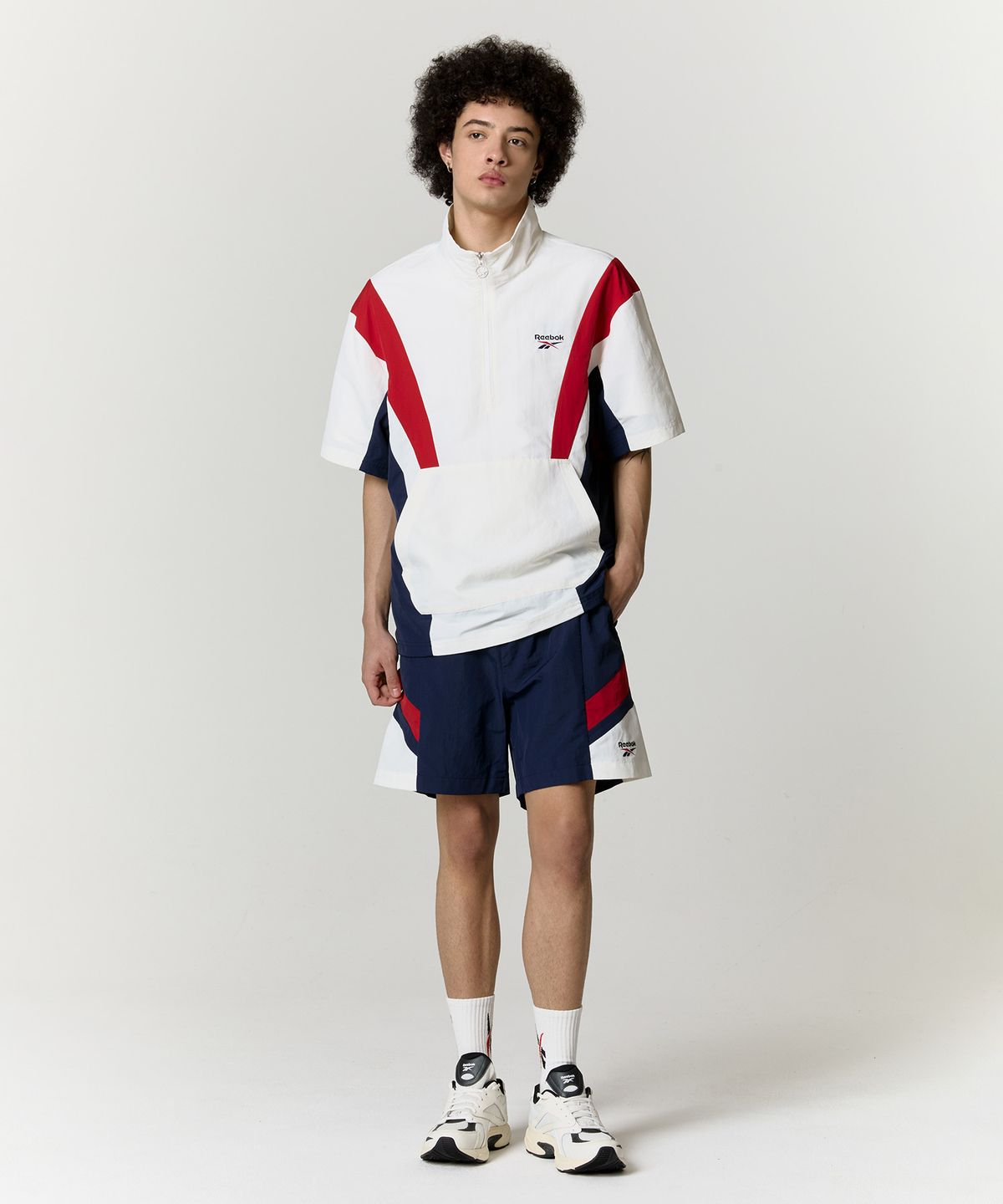 리복(REEBOK) DNA 쇼츠 - 네이비