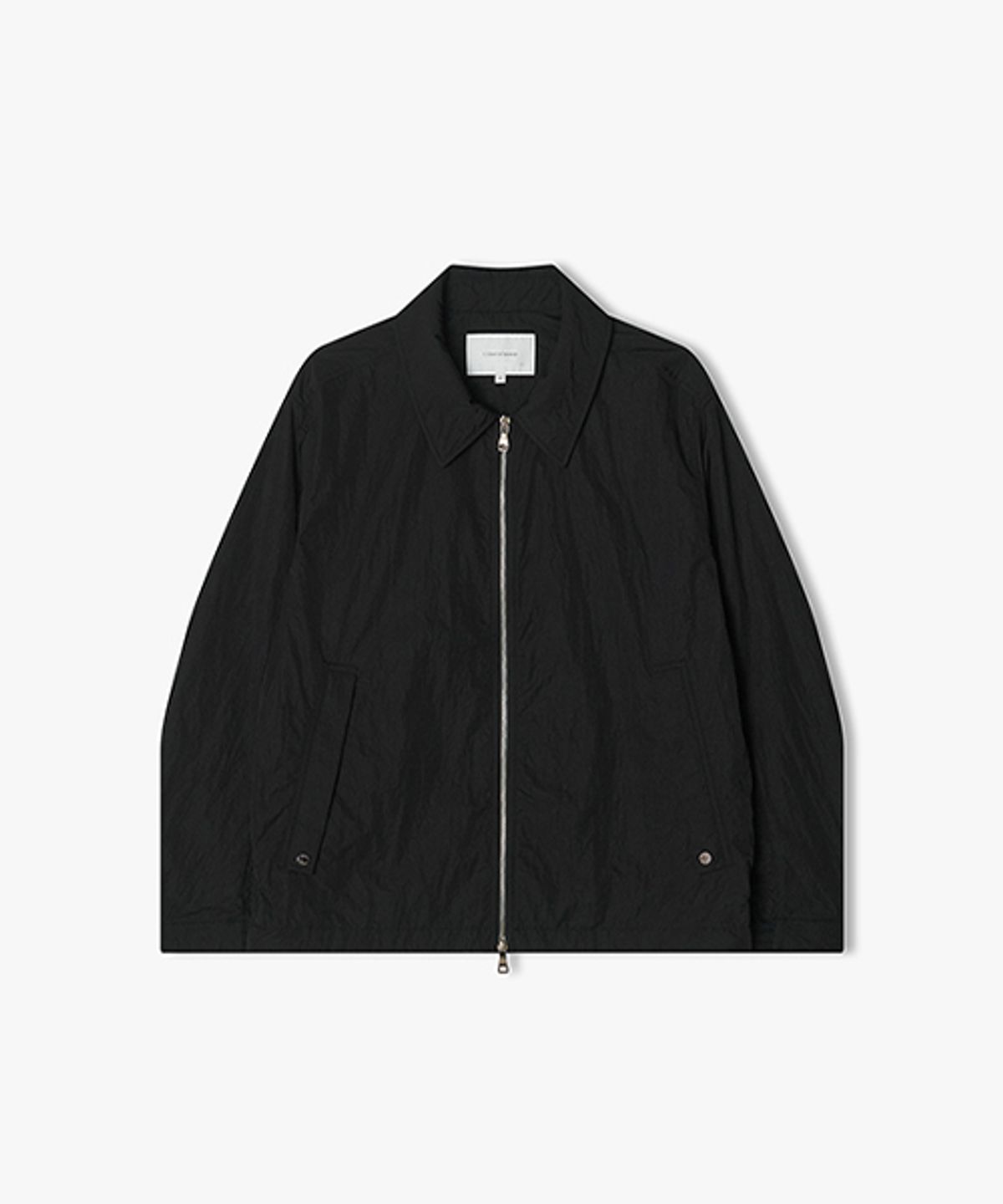 리버클래시(LIBERCLASSY) [25SS] LLS22503 블랙 나일론 코치 점퍼