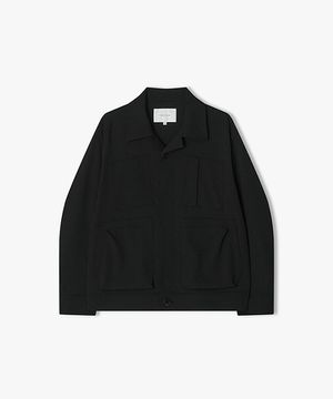 [25SS] LLS22510 블랙 멀티포켓 오버핏 트러커 자켓