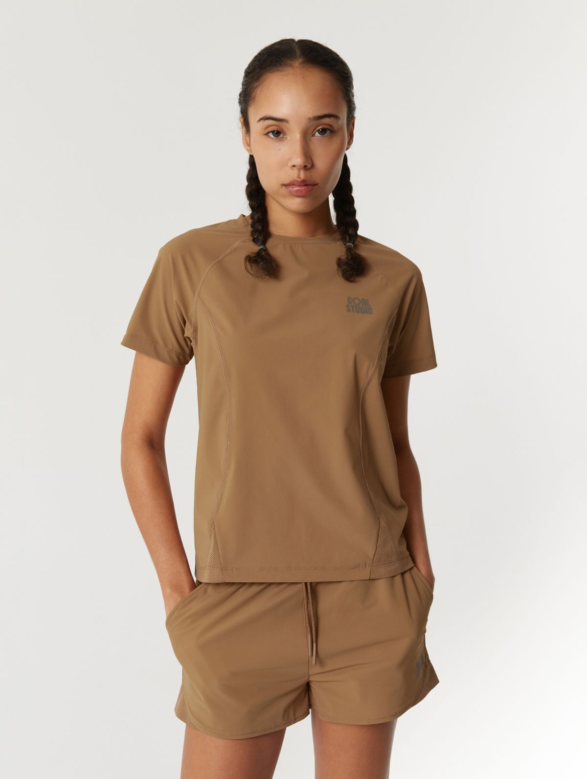 골스튜디오(GOALSTUDIO) WS AIR THROUGH TEE-BROWN