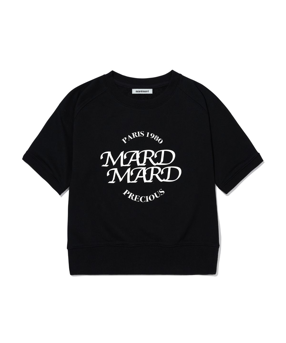 마드마드(MARDMARD) 프레셔스 래글런 스웨트-블랙