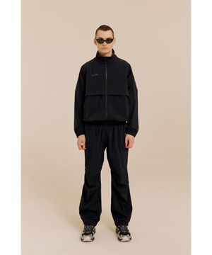 루즈핏 웜업 자켓 BLACK