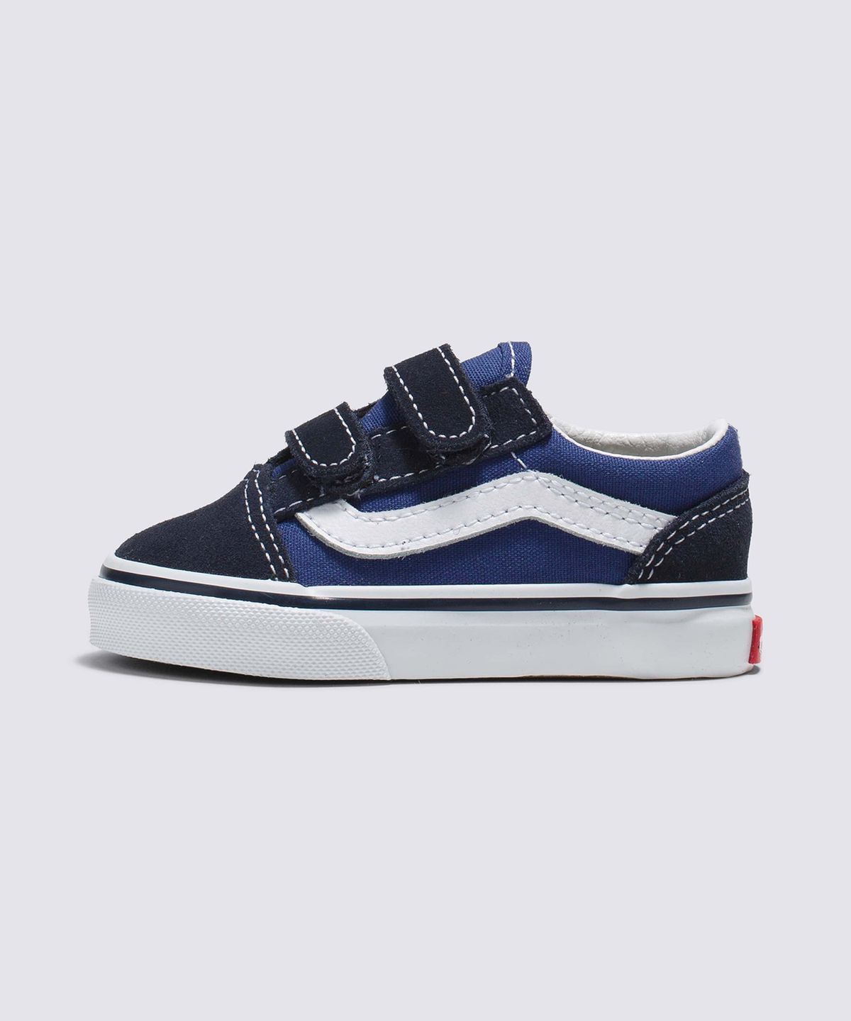반스 키즈(VANS KIDS) 올드스쿨 V 토들러 밸크로 네이비