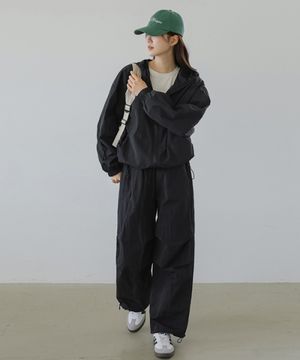 브래킹 후드 바람막이 점퍼_51WB1782+브래킹 파라슈트 나일론 팬츠_51PT1892