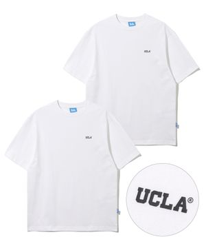 2PACK 세미 오버핏 반팔 티셔츠[WHITE](UBRST80)