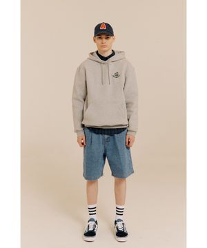 피싱 베이직 후디 MELANGE GREY