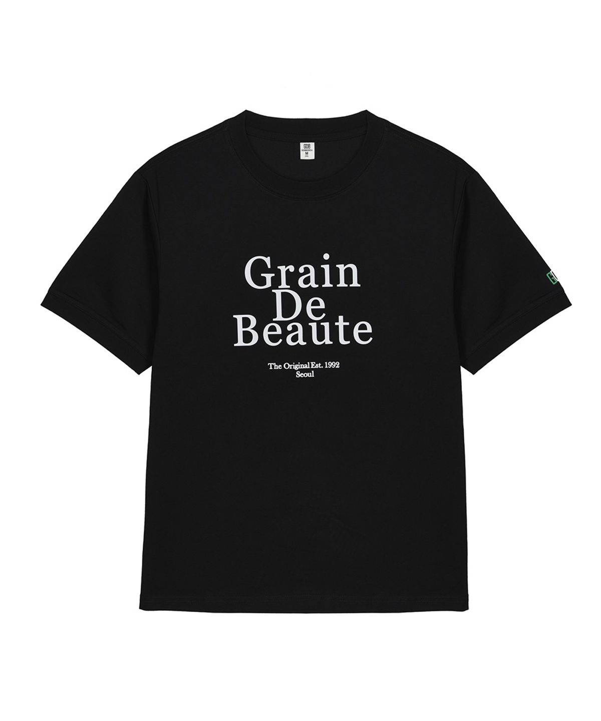 그랭드보떼(GRAIN DE BEAUTE) BASIC GDB T-SHIRT [BLACK]