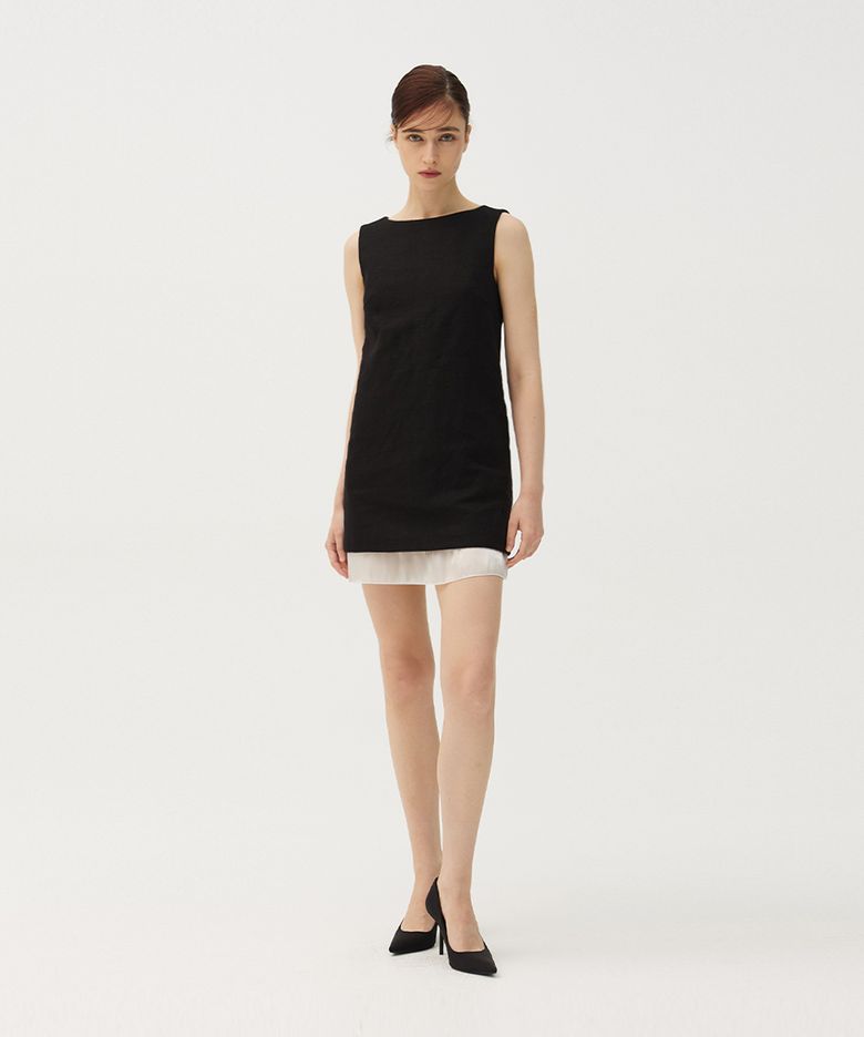 Layered mini dress