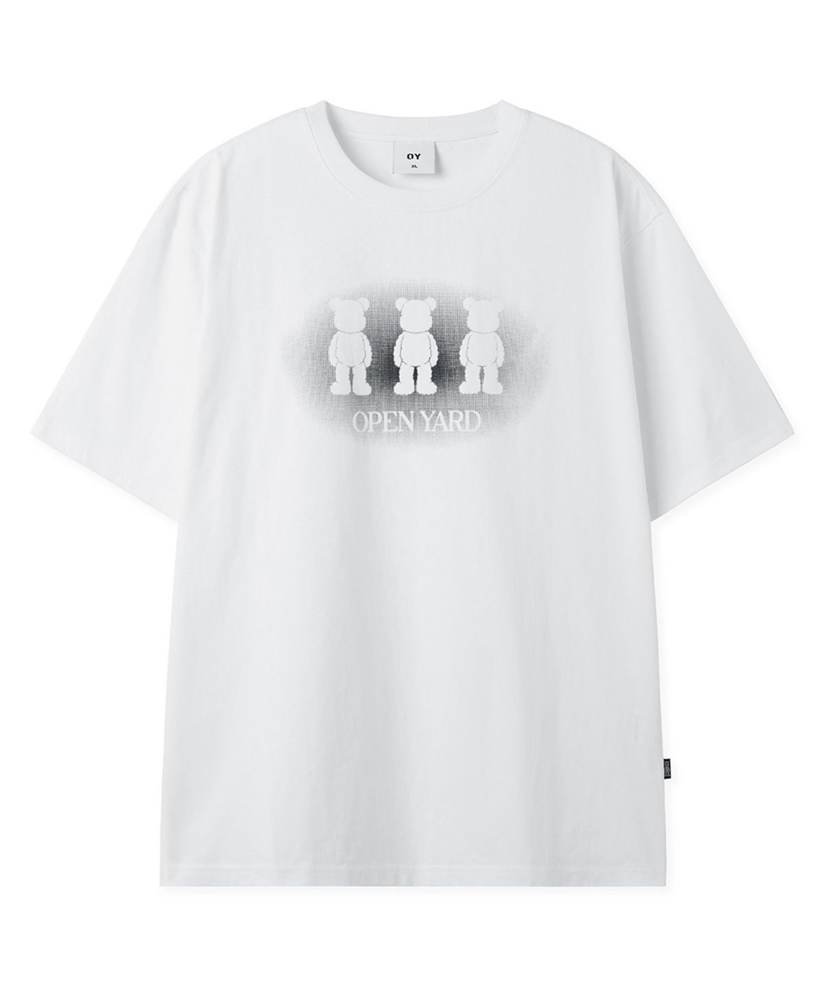 오픈야드(오와이)(OPENYARD(OY)) SHADOW ODOLLY TEE - WHITE