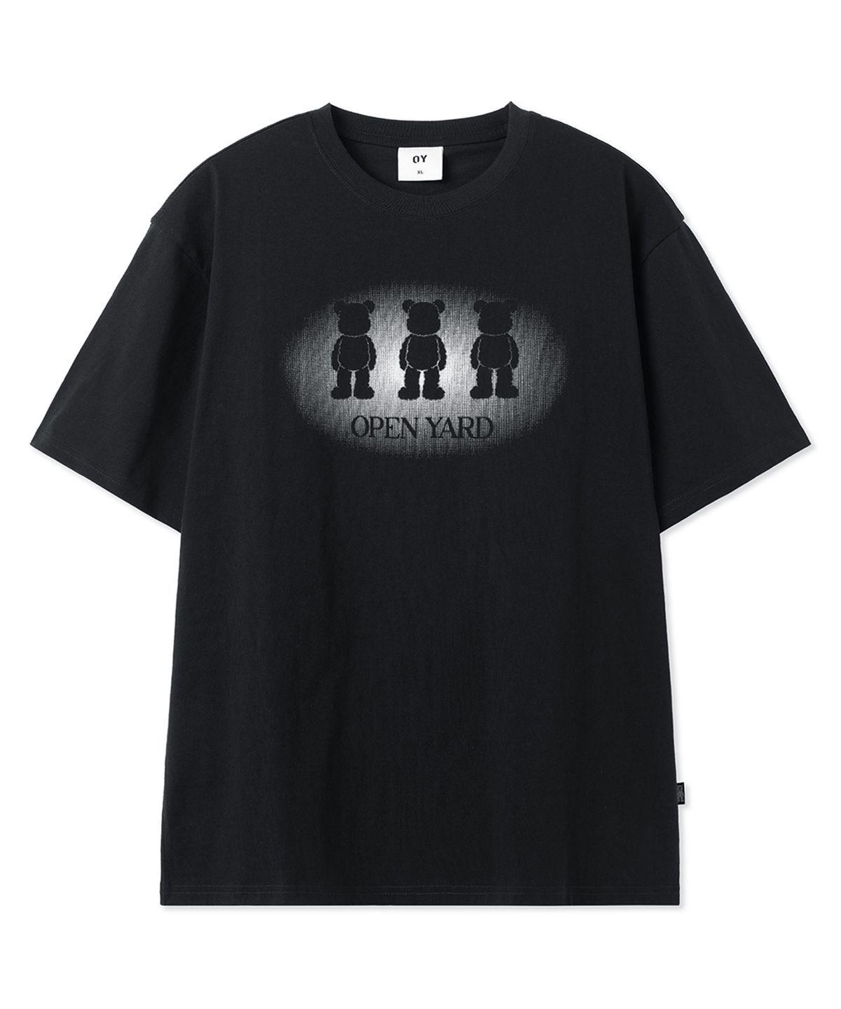 오픈야드(오와이)(OPENYARD(OY)) SHADOW ODOLLY TEE - BLACK