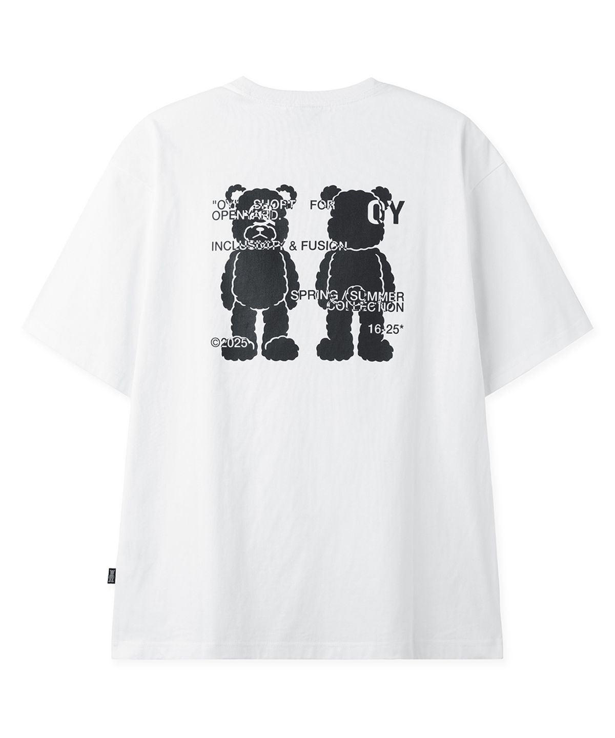오픈야드(오와이)(OPENYARD(OY)) FRONT BACK ODOLLY TEE - WHITE