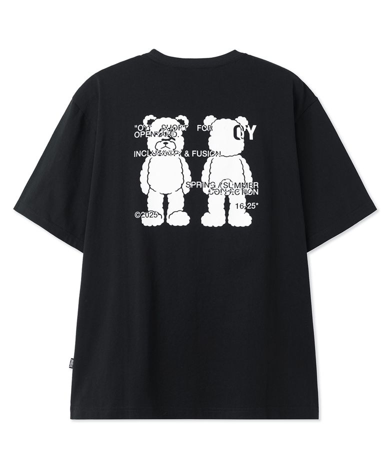 FRONT BACK ODOLLY TEE - BLACK