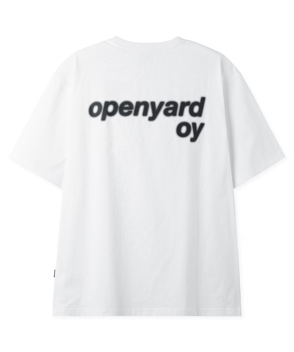 오픈야드(오와이)(OPENYARD(OY)) WOBBLY LOGO TEE - WHITE