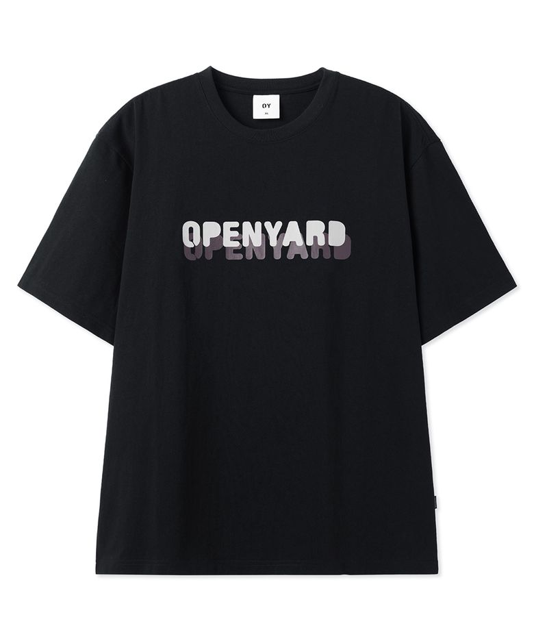 OVERLAY LOGO TEE - BLACK