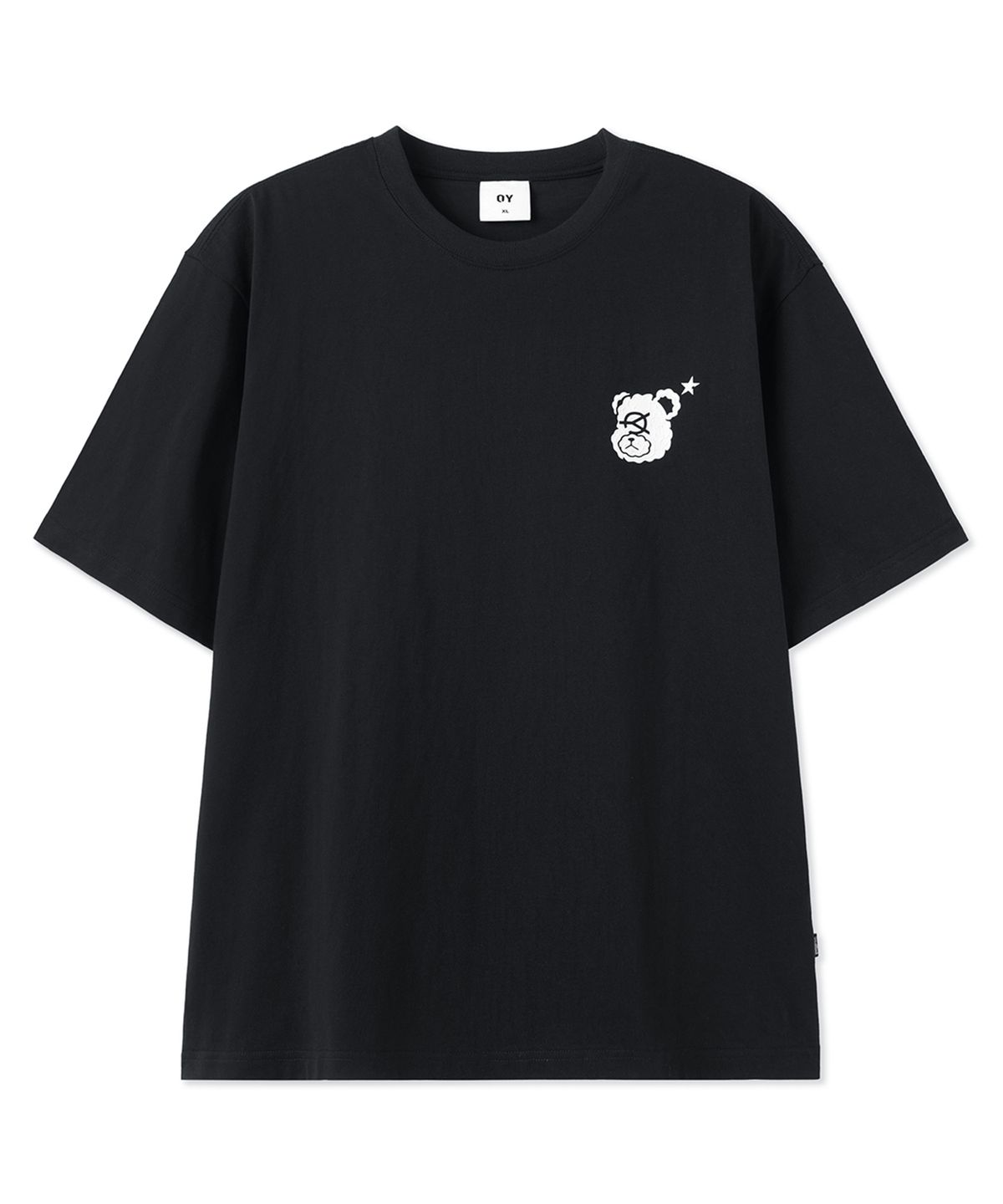 오픈야드(오와이)(OPENYARD(OY)) TACTILE ODOLLY TEE - BLACK