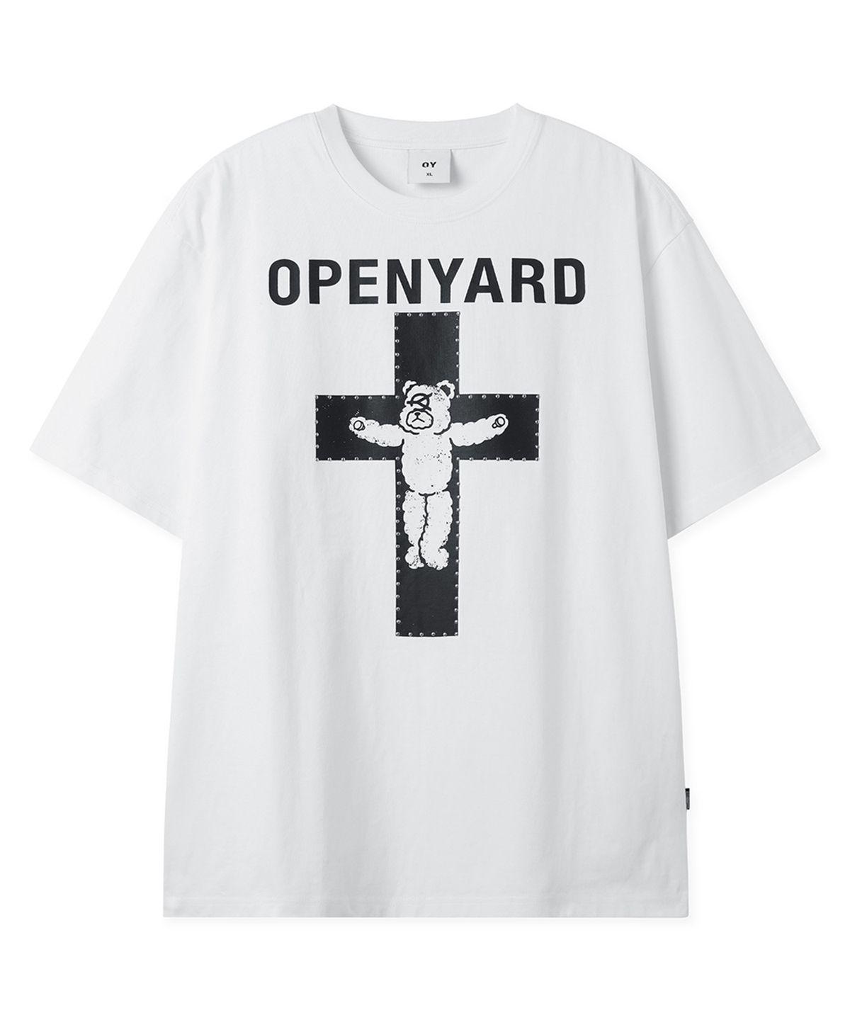 오와이(OY) METAL CROSS ODOLLY TEE - WHITE