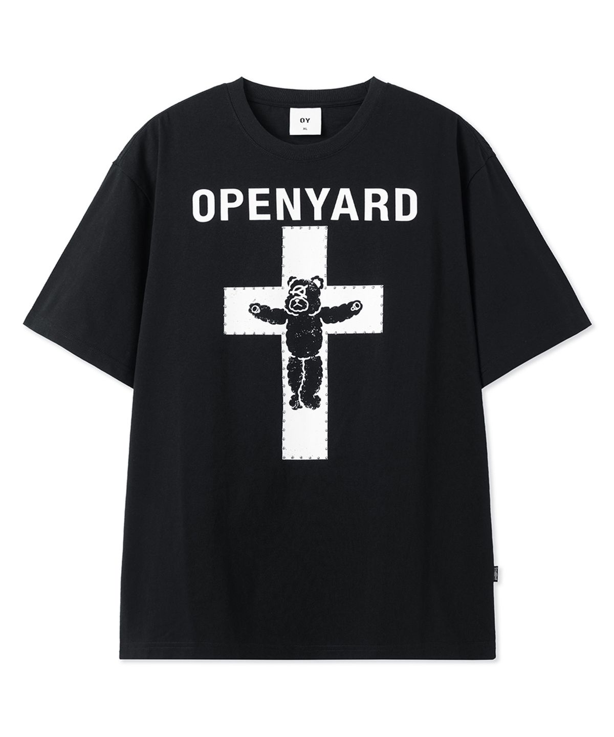 오와이(OY) METAL CROSS ODOLLY TEE - BLACK
