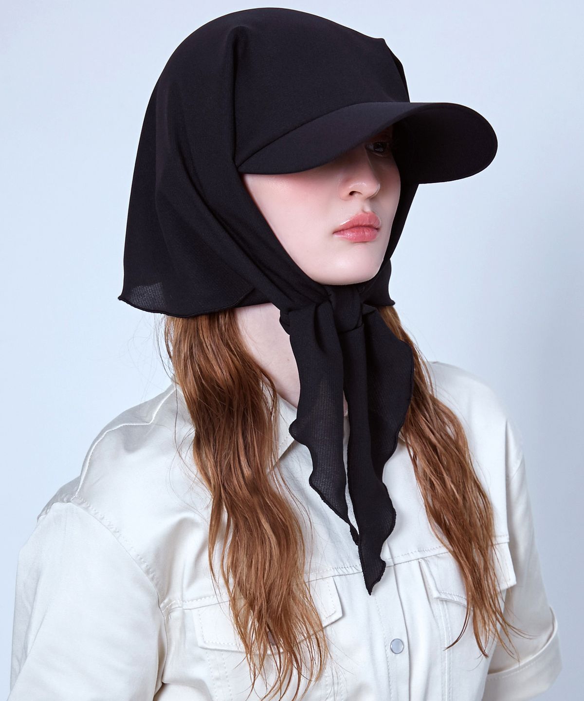 슬리피슬립(SLEEPYSLIP) BANDANA BLACK HAT