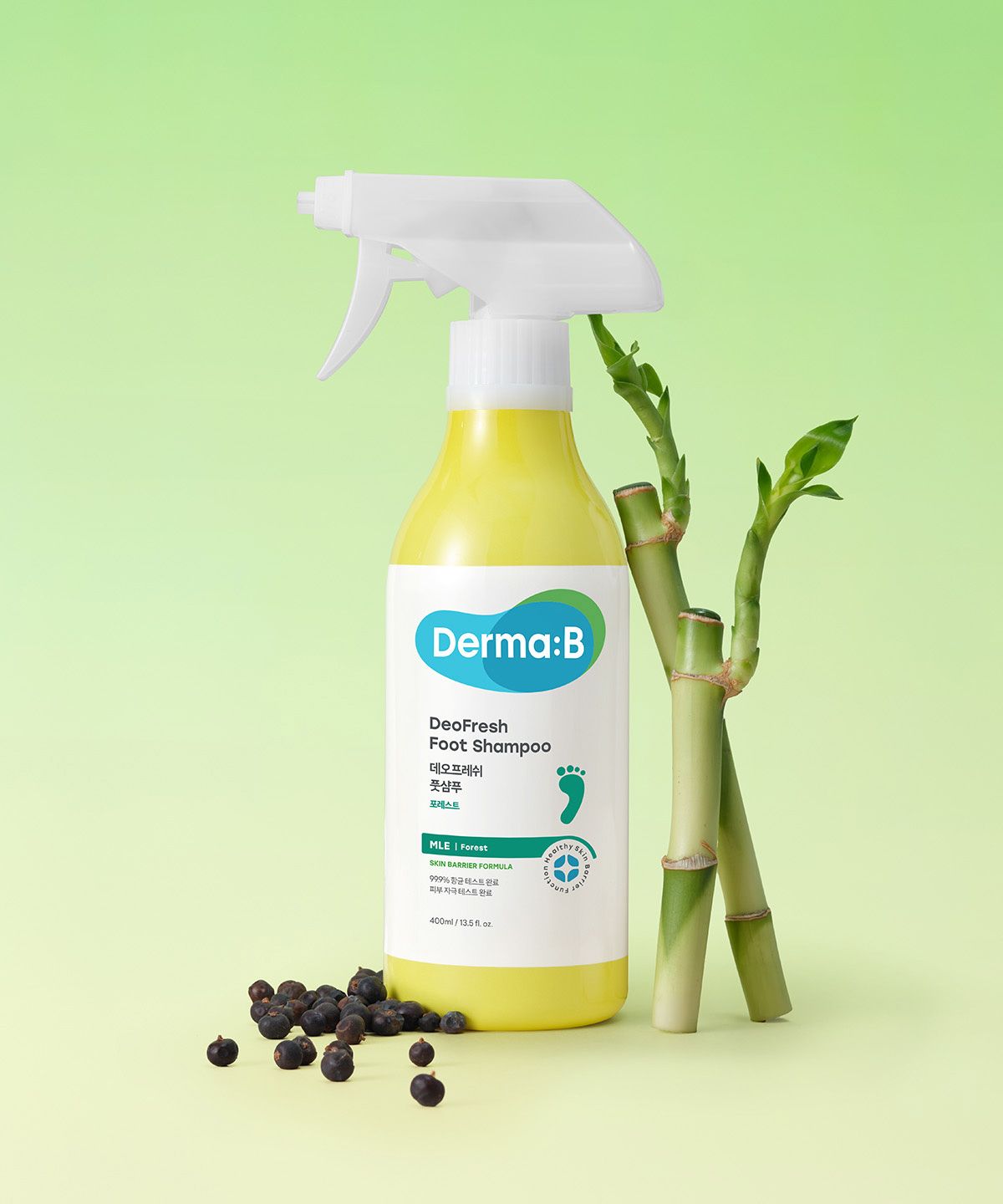 더마비(DERMAB) 데오프레쉬 풋 샴푸 포레스트 400ML
