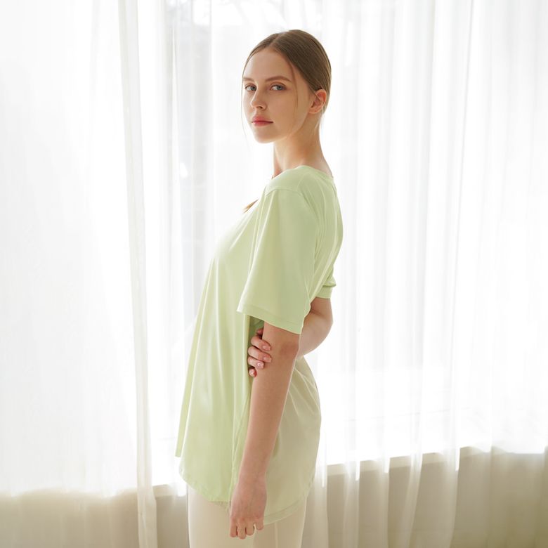 SWT25016-05 컴포트 오버핏 티셔츠 소프트민트