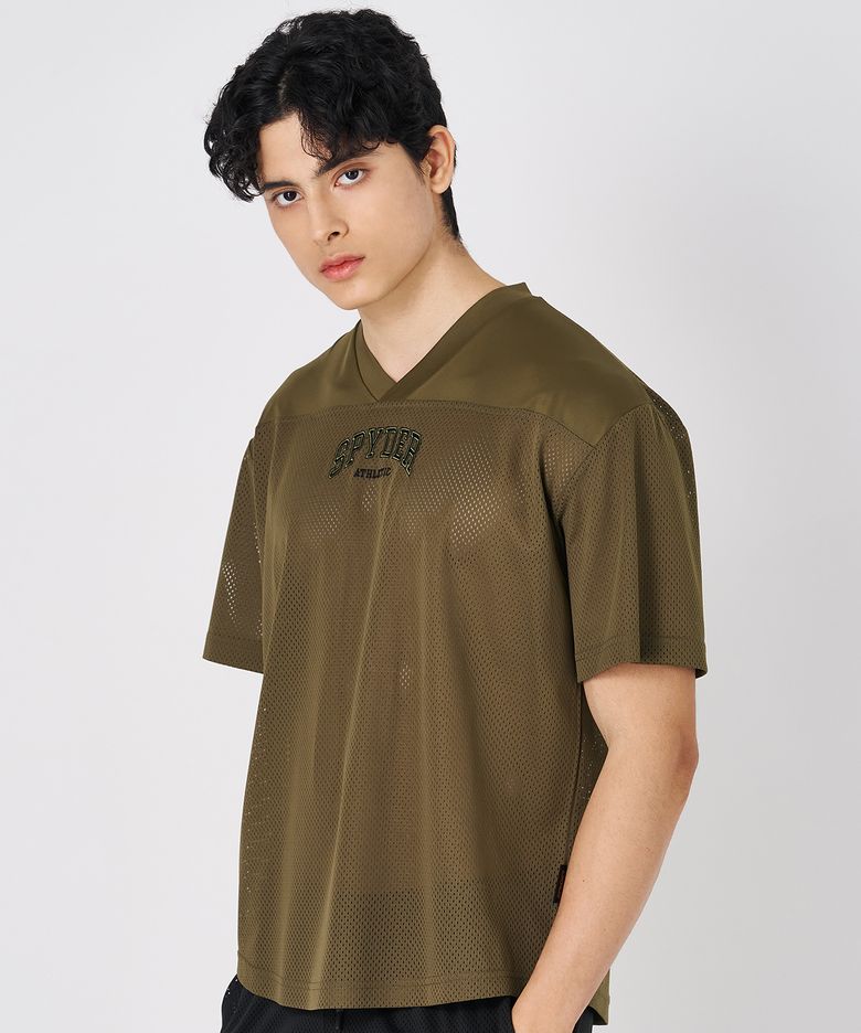 남성 짐웨어 럭비 티셔츠 SPKMCNRS209MKHA