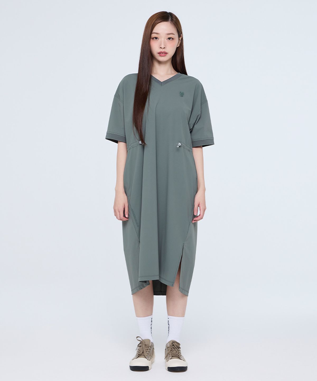 라이프워크(LIFEWORK) 여성) 스포티 브이넥 원피스