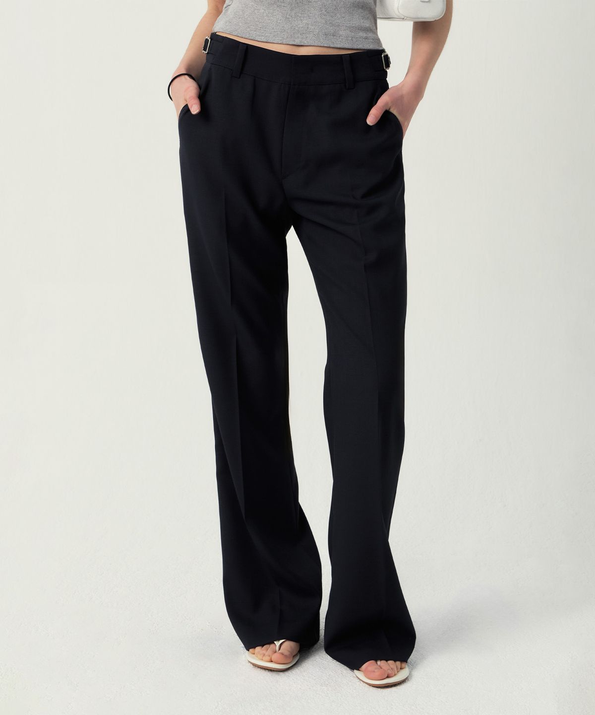 그로브(GROVE) YORK BOOTS CUT PANTS (NAVY)