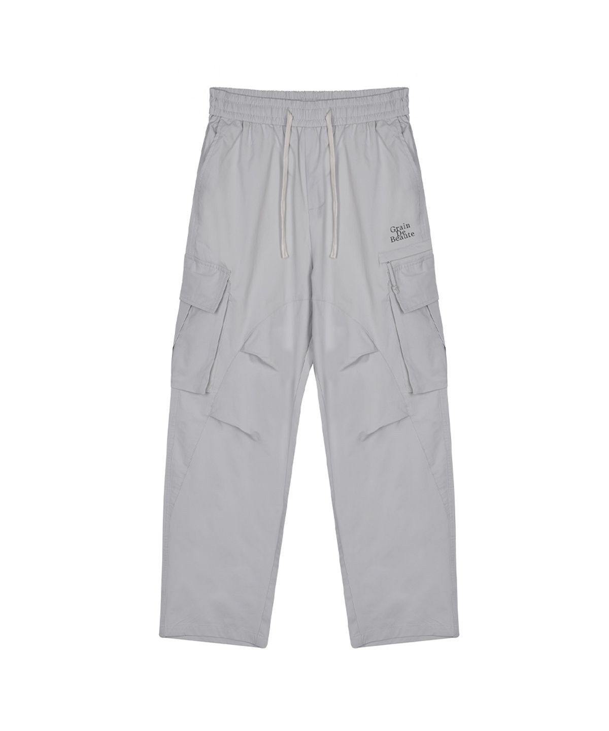 그랭드보떼(GRAIN DE BEAUTE) Falling Baloon Pants [Light gray]